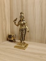 Brass Meenakshi Amman Statue 10 Inch - Image 5
