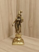 Brass Andal Statue 9.5 Inch