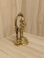 Brass Thiruvachi Andal Statue 6.5 Inch - Image 5