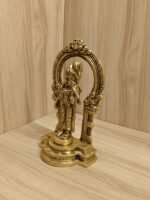 Brass Thiruvachi Andal Statue 6.5 Inch - Image 4