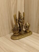 Brass Shankh Chakranamah Balaji Statue 3.5 Inch - Image 4