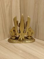 Brass Shankh Chakranamah Balaji Statue 3.5 Inch - Image 5