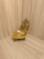 Premium Brass Gaja Lakshmi Vilakku 9 Inch - Image 5