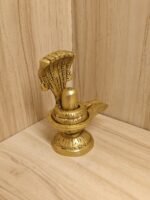 Brass Shiva Lingam Statue 3.5 Inch - Image 3