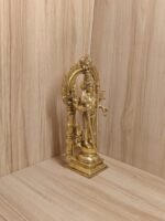 Brass Thiruvachi Murugan Statue 11.5 Inch - Image 4