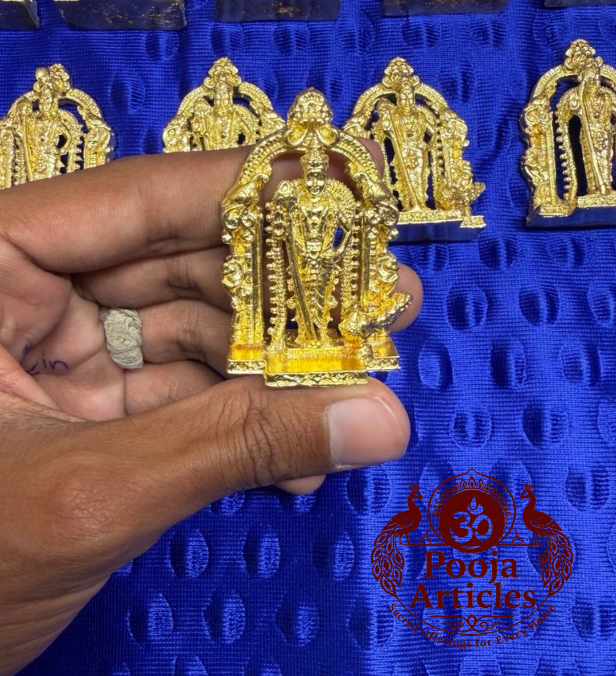 Premium_Brass_Malaysia_Murugan_Statue_2_Inch.png Premium Brass Malaysia Murugan Statue 2 Inch - Image 1