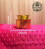 Brass Coffee Dabara Set 2.5 Inch