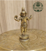 Miniature Brass Standing Ganesh Idol 1.6 Inch