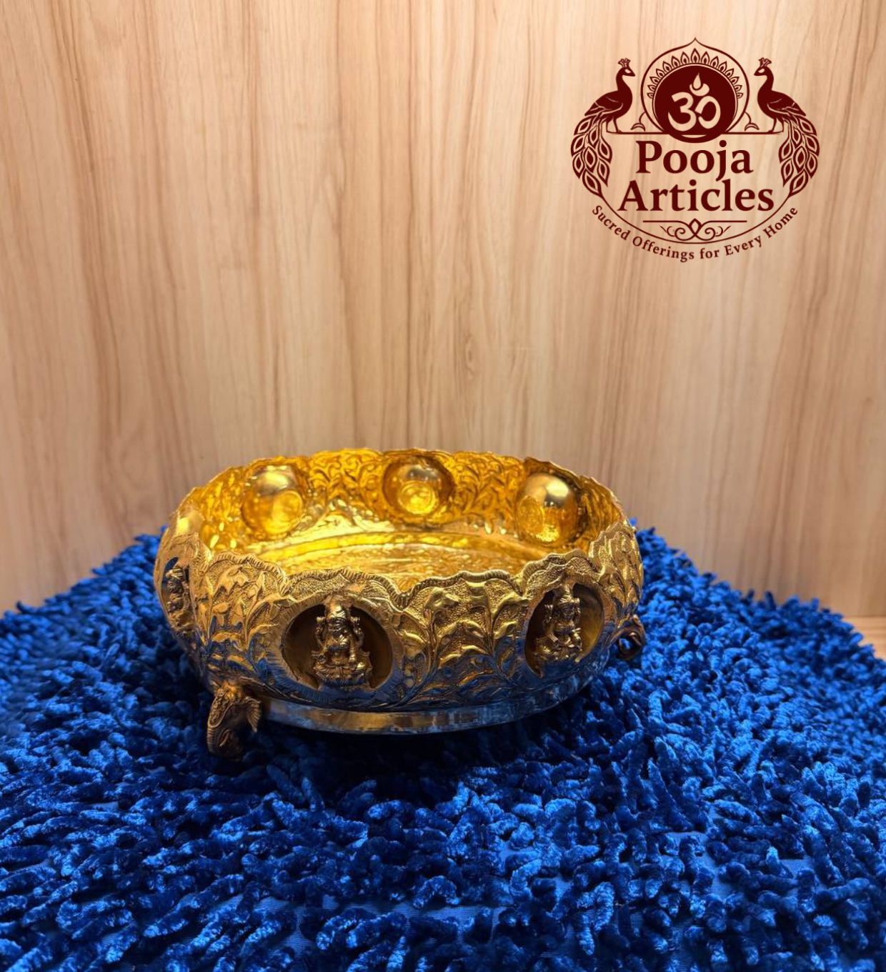 Brass Ashtalakshmi Uruli 8.5 Inch Brass Ashtalakshmi Uruli 8.5 Inch