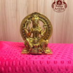 Brass Bhagavathi Statue 5.3 Inch