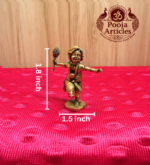 Brass Dancing Lord Murugan 1.8 Inch