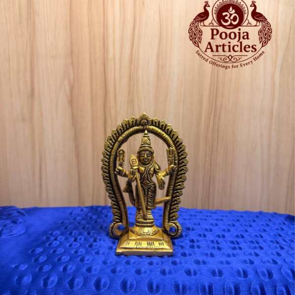 Brass Murugan Idol 4.7 Inch