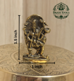 Miniature Brass Goddess Kali Idol 1.5 Inch