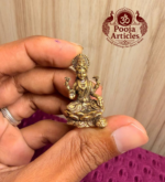 Miniature Brass Lakshmi Statue 1.2 Inch