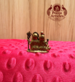 Miniature Brass Shiva Parvathi Statue 1 Inch