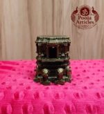 Premium Brass Hampi Stone Chariot Miniature 2.2 Inch