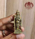 Premium Brass Lord Palani Raja Murugan 2.2 Inch