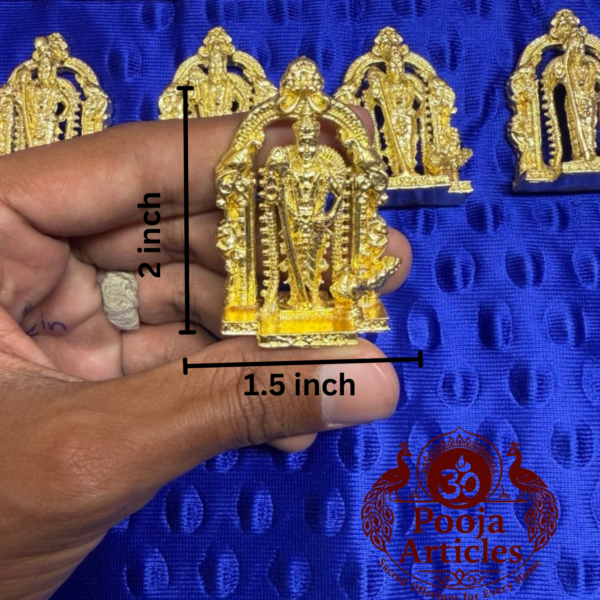 Premium Brass Malaysia Murugan Statue 2 Inch