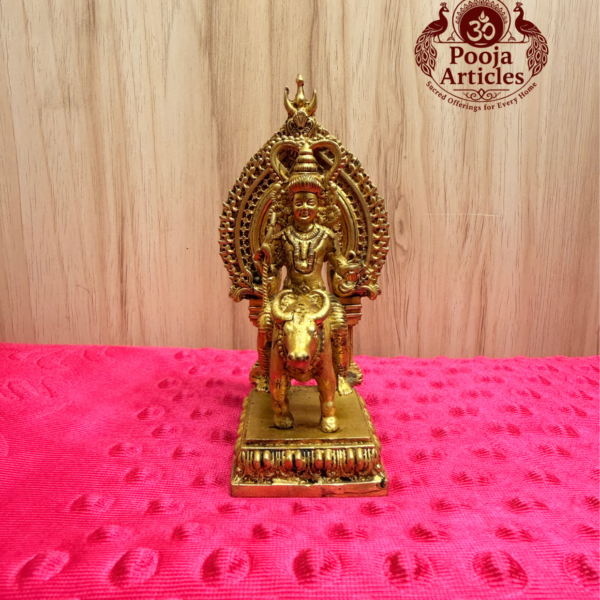 Premium Brass Vishnu Maya Statue 4.4 Inch