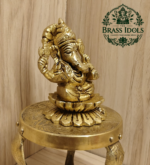 Brass Vinayagar Statue 3 Inch