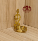 Brass Om Muruga Vilakku 4 Inch - Image 3