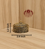Brass Sindoor Box 2.9 Inch - Image 2