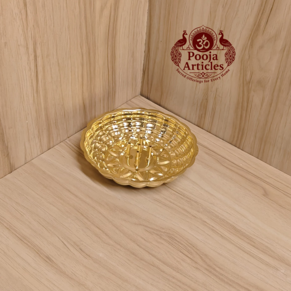 Brass Agarbatti Stand Plate Size 2 – 70g