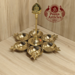 Brass Arumuga Vilakku 7.5 Inch