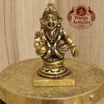 Brass Ayyappa Swami Statue 2 Inch
