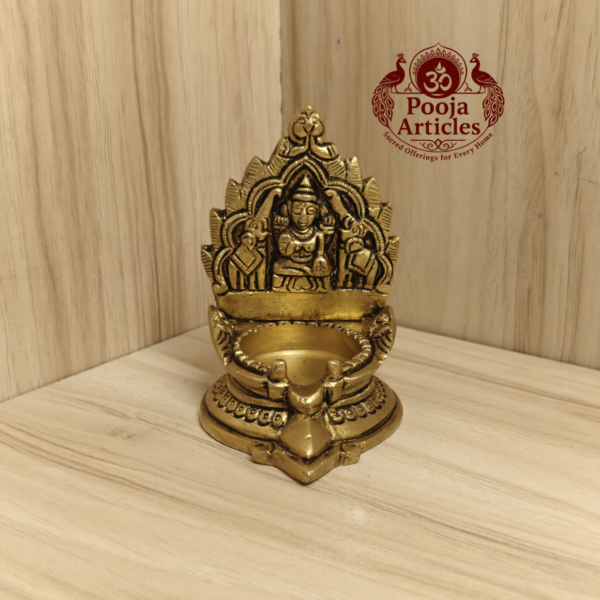 Brass Gajalakshmi Vilakku 3 Inch