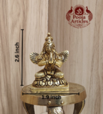 Brass Garuda Idol 2.6 Inch - Image 2
