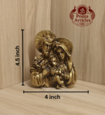 Brass Jesus Family Statue 4.5 Inch - Image 2