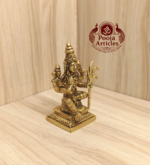 Brass Kamatchi Amman Idol 4 Inch - Image 3