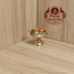 Brass Kubera Deepak Diya on Stand 2 Inch