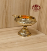 Brass Kubera Diya With Stand 2.2 Inch - Image 4