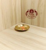 Brass Mini Pooja Plate 3.8 Inch - Image 3