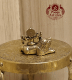 Miniature Brass Durga Devi Statue 1 Inch - Image 5