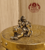 Miniature Brass Durga Devi Statue 1 Inch - Image 3