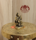 Miniature Brass Saraswati Statue 1.2 Inch - Image 3