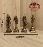 Brass Nalvar Set 5.7 Inch - Image 2
