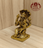 Brass Narasimha Lakshmi Statue 3 Inch - Image 4