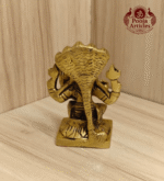 Brass Narasimha Lakshmi Statue 3 Inch - Image 5
