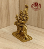 Brass Pratyangira Devi Statue 4 Inch - Image 4