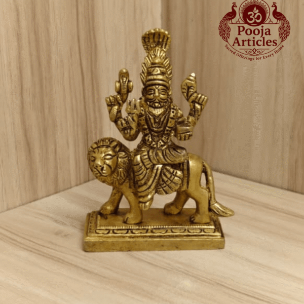 Brass Pratyangira Devi Statue 4 Inch