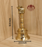 Brass Pooja Bell 5.5 Inch – 350g - Image 2