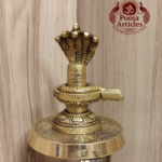 Brass Shiva Lingam Statue 3.4 Inch
