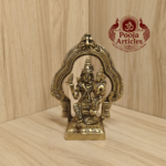 Brass Swarna Akarshana Bhairava Idol 5.2 Inch