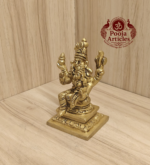 Brass Swarna Akarshana Bhairava Statue 3.5 Inch - Image 4