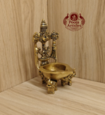 Brass Tirupati Balaji Lakshmi Diya 6 Inch - Image 3