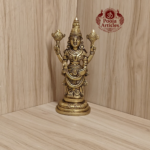 Brass Tirupati Balaji Perumal Idol 7 Inch